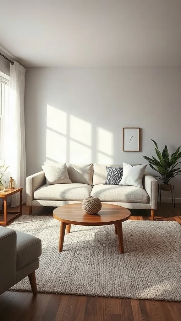 The Floating Centerpiece Layout - 10 Spatial Optimization Layouts for Small Living Rooms