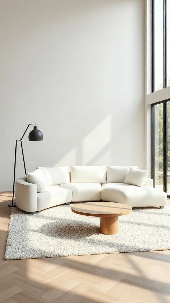 Contemporary Minimalist Simple Living Room - 12 Elegant Drawing Room Design Ideas