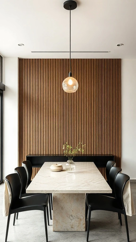 Textural Wall Coverings and Acoustic Paneling - 12 Transformative Contemporary Dining Room Design Ideas