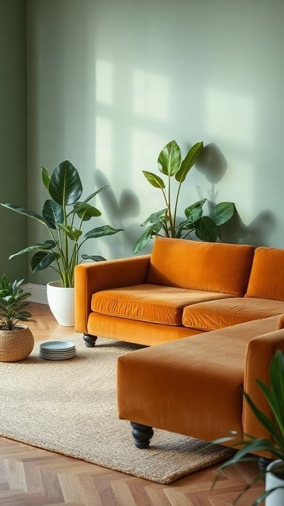 Sage Green and Tan Brown: Nature's Perfect Pair - 15 Stunning Tan Brown Couch Ideas for Modern Homes