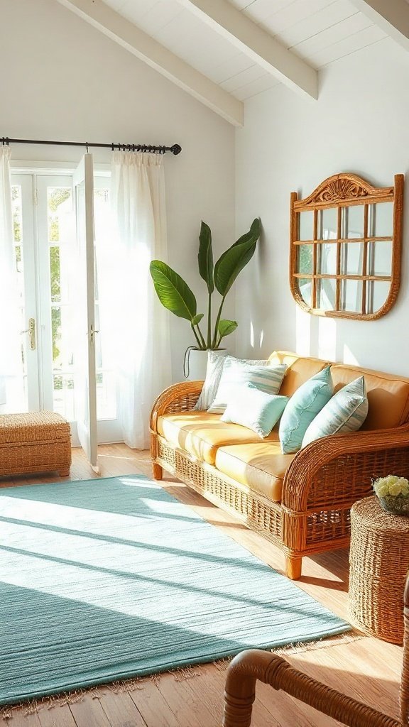 Aqua and Tan Brown: Coastal, Breezy, and Relaxed - 15 Stunning Tan Brown Couch Ideas for Modern Homes