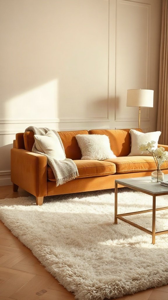 Cream and Tan Brown: Cohesive, Elegant, and Calm - 15 Stunning Tan Brown Couch Ideas for Modern Homes