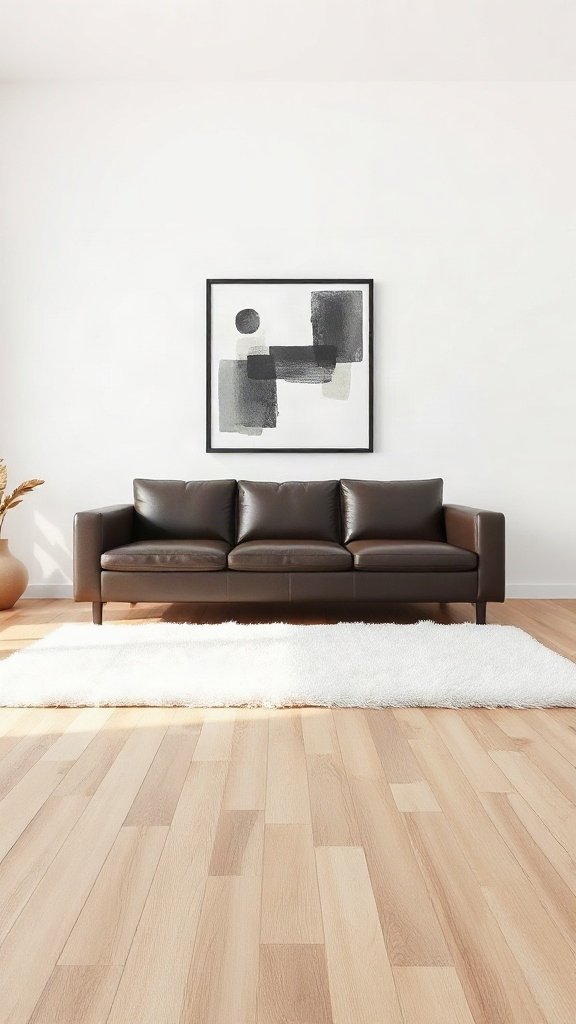 White and Brown: Let That Couch Shine - 15 Stunning What Color Goes With Brown Couch Ideas for Modern Homes
