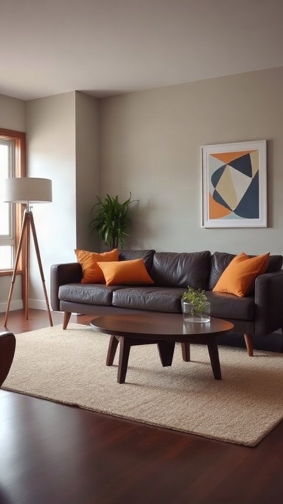 Mid-Century Modern Magic - 15 Stunning Dark Chocolate Couch Ideas