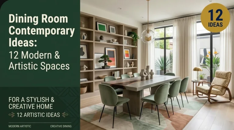 Dining Room Contemporary Ideas: 12 Modern & Artistic Spaces