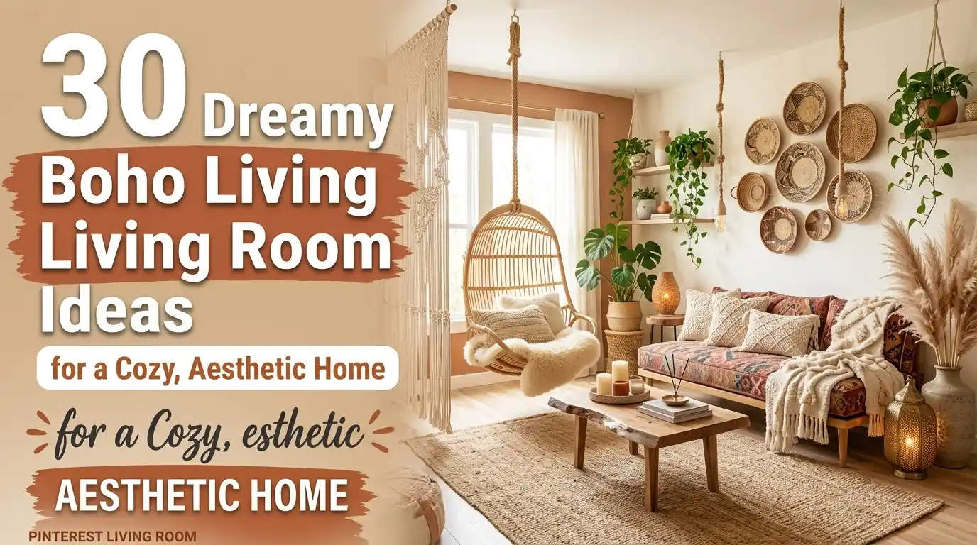 30 Dreamy Boho Living Room Ideas for a Cozy, Aesthetic Home