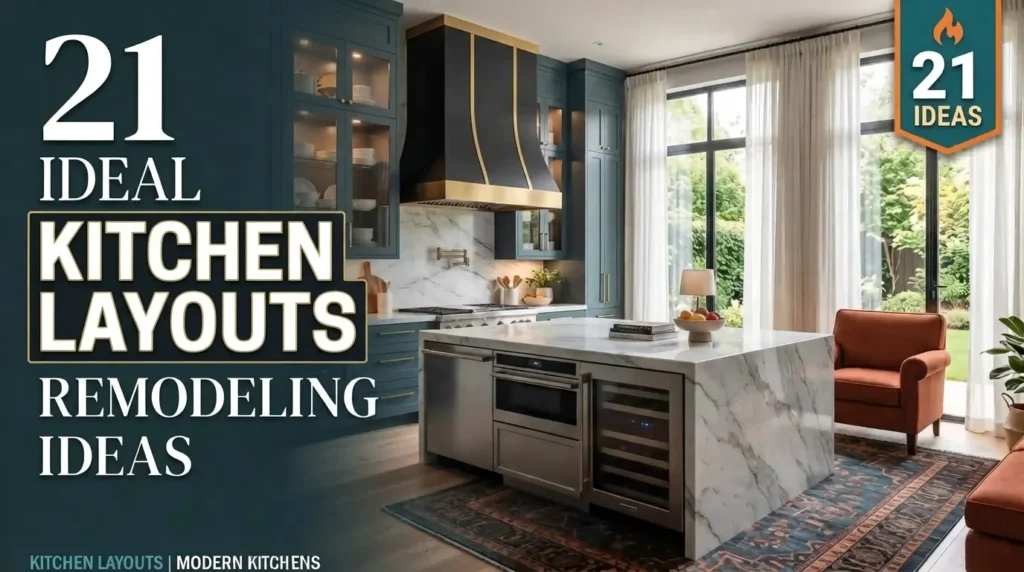 21 Ideal Kitchen Layouts & Remodeling Ideas