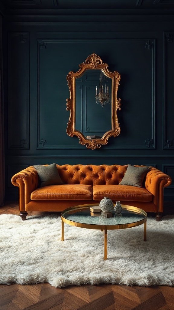 Teal and Tan Brown: Rich, Dramatic, and Luxurious - 15 Stunning Tan Brown Couch Ideas for Modern Homes