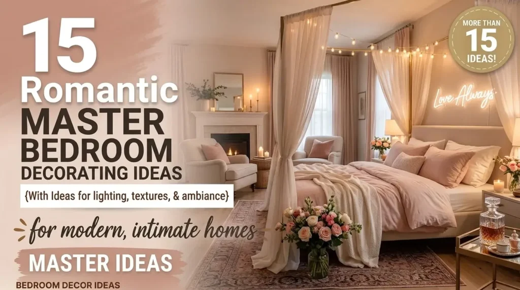 15 Romantic Master Bedroom Decorating Ideas