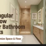 20 Rectangular & Narrow Master Bathroom Layouts