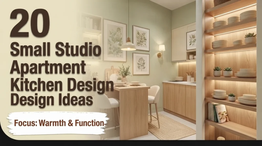 20 Small Studio Apartment Kitchen Design Ideas