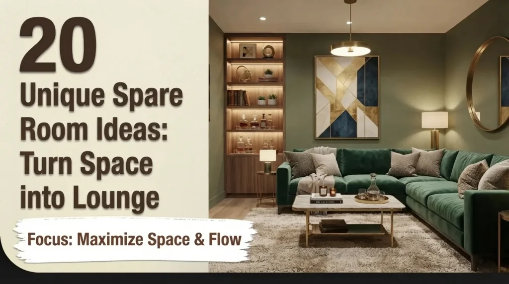 20 Unique Spare Room Ideas to Create a Cozy Lounge