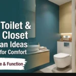 30 Small Toilet Floor Plan Ideas & Water Closet Layouts (2026)