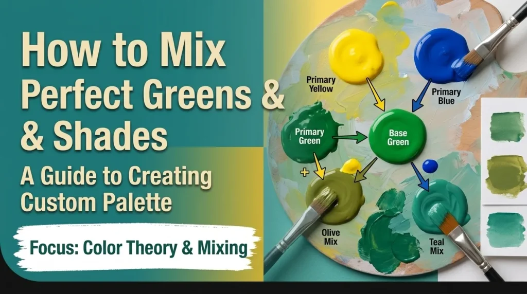 What Colors Make Green and How Do You Mix Different Shades of Green?