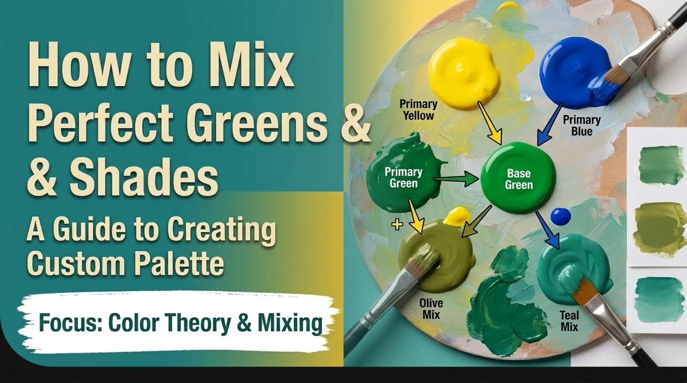 What Colors Make Green and How Do You Mix Different Shades of Green?