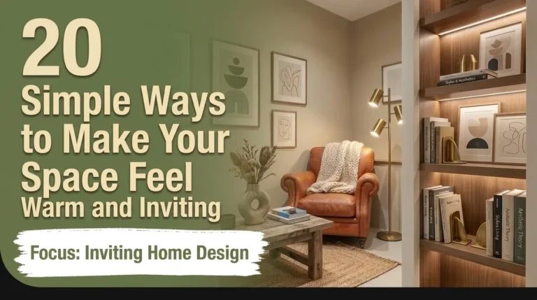 20 Simple Ways to Make Your Space Feel Warm and Inviting