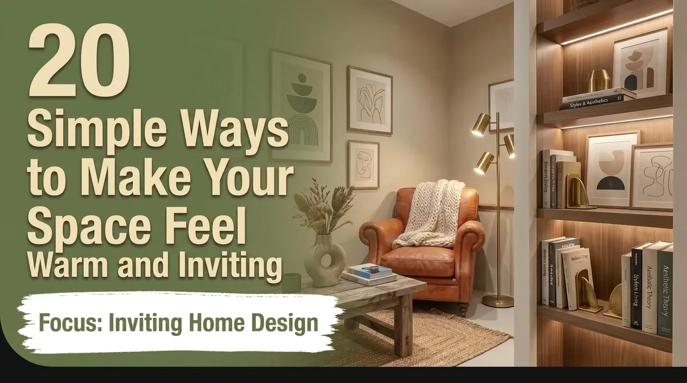 20 Simple Ways to Make Your Space Feel Warm and Inviting
