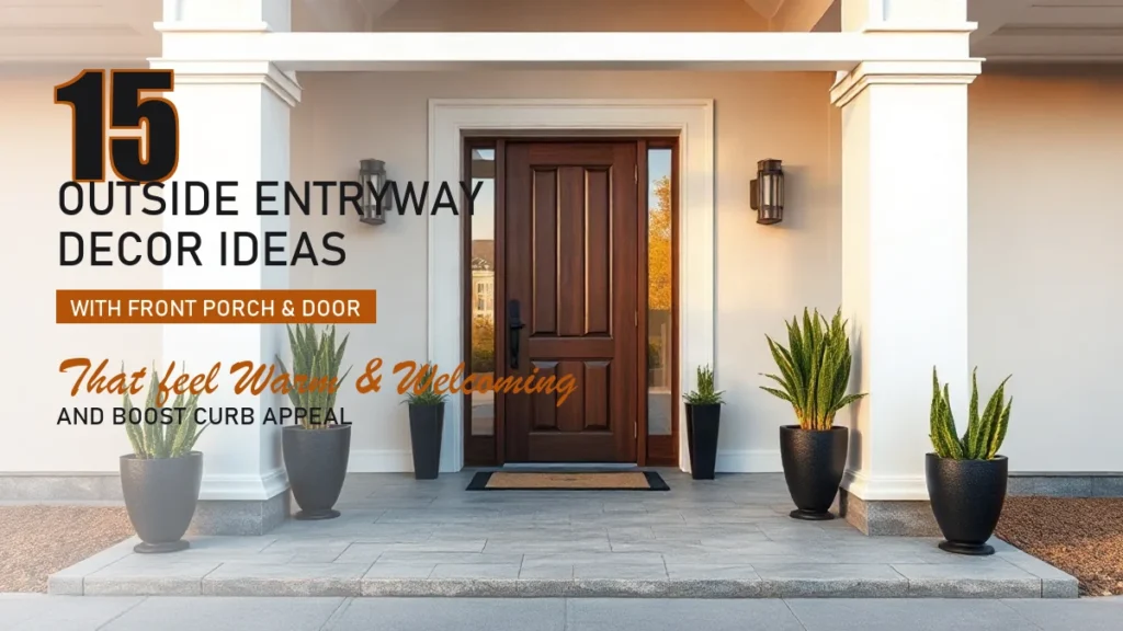 Outside Entryway Decor: 15 Stunning Ideas to Elevate Curb Appeal